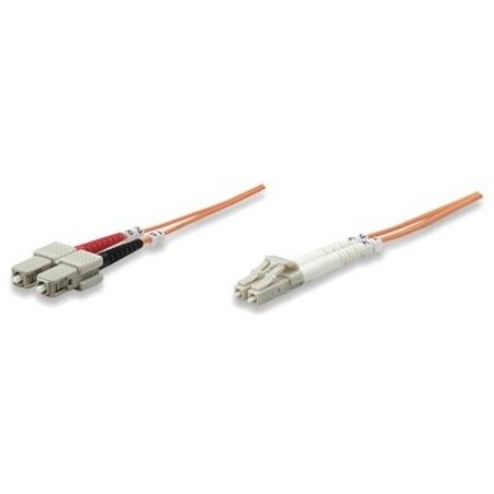 Intellinet Network Solutions 2M 7Ft Lc/Sc Multi Mode Fiber Cable 470377